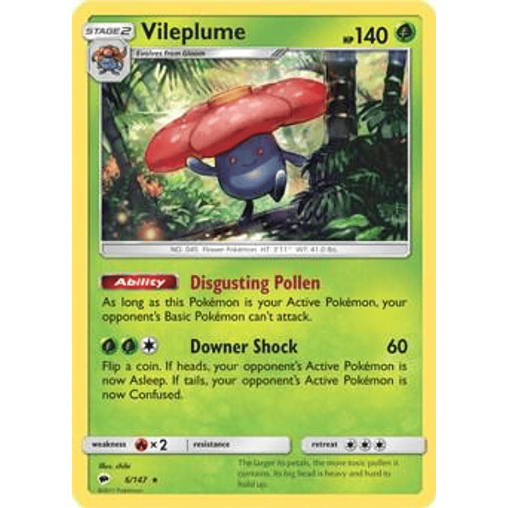 Vileplume - 6/147 (Prerelease Kit Exclusive) #006 1