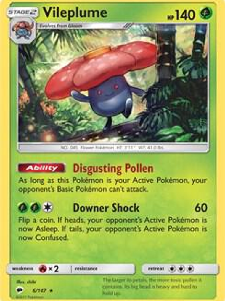 Vileplume - 6/147 (Prerelease Kit Exclusive) #006 1