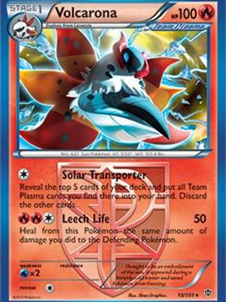 Volcarona - 13/101 (BW Plasma Blast) #013 1