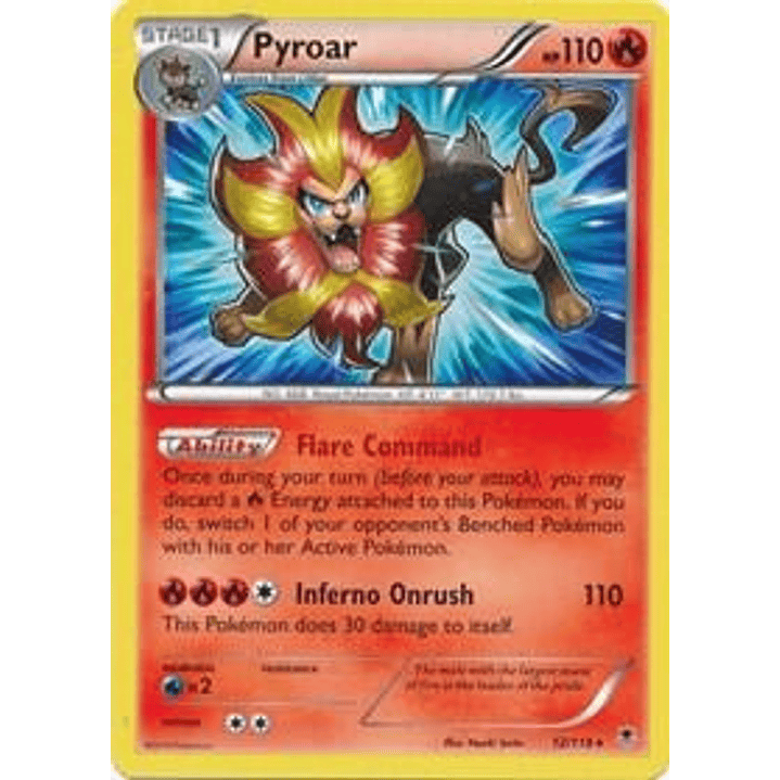 Pyroar - 12/119 (XY Phantom Forces) #012 1