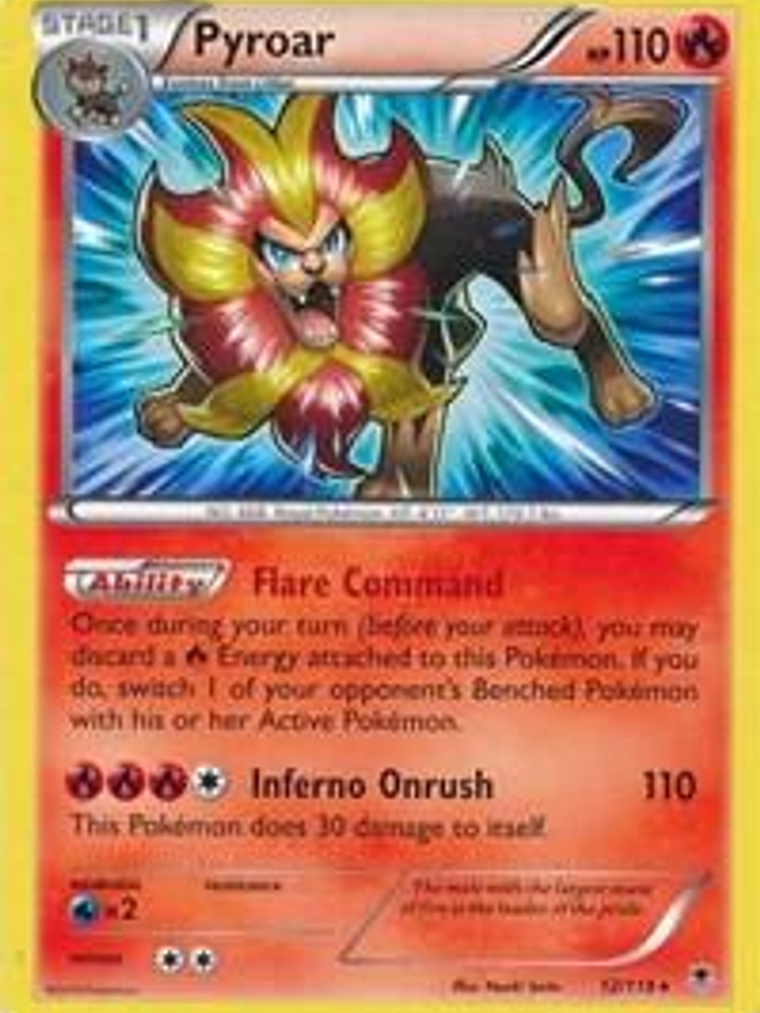 Pyroar - 12/119 (XY Phantom Forces) #012 1