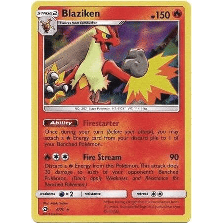 Blaziken - 6/70 (Dragon Majesty) #006 1