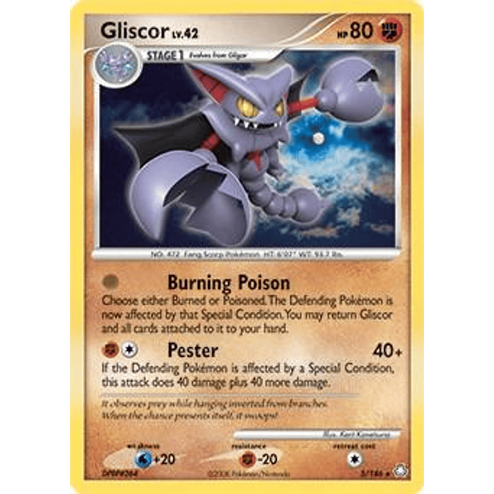 Gliscor - 5/146 (DP Legends Awakened) #005 1