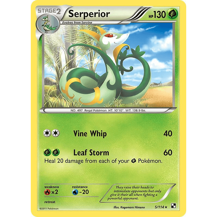 Serperior - 5/114 (Green Tornado Theme Deck Exclusive) #005 1
