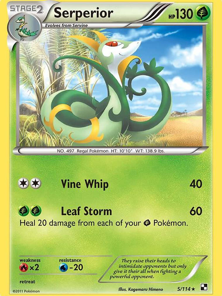 Serperior - 5/114 (Green Tornado Theme Deck Exclusive) #005 1