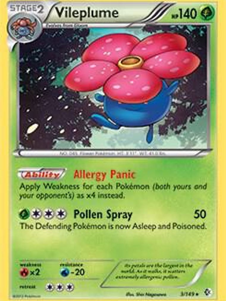 Vileplume - 3/149 (BW Boundaries Crossed) #003 1