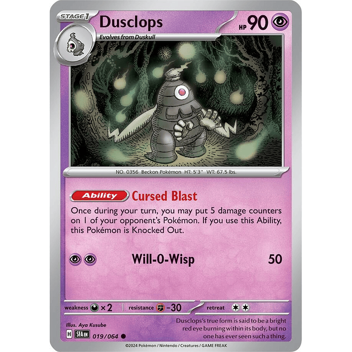Dusclops #19 1