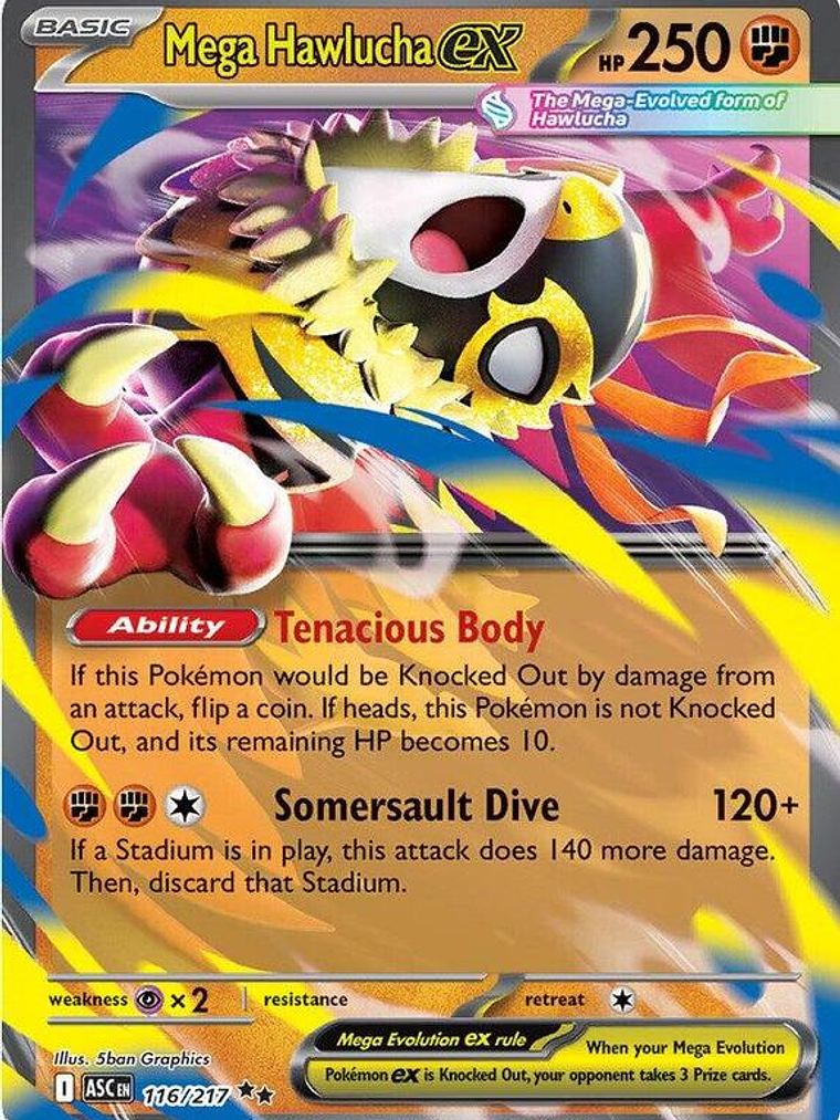 Mega Hawlucha ex #116 1