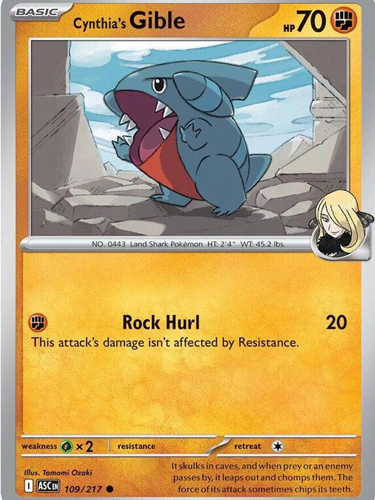 Cynthia's Gible #109 1