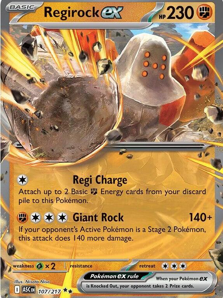 Regirock ex #107 1