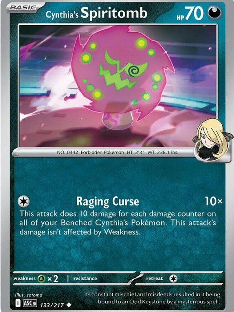 Cynthia's Spiritomb #133 1