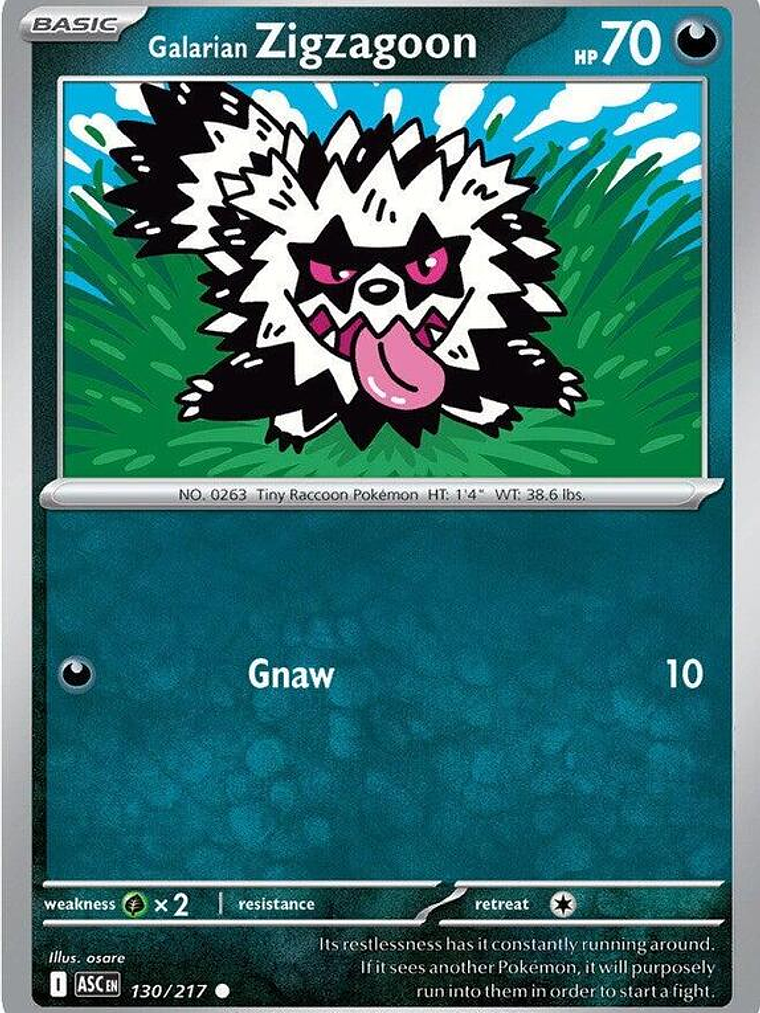 Galarian Zigzagoon #130 1