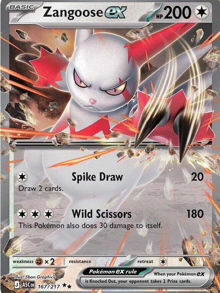 Zangoose ex #167 1