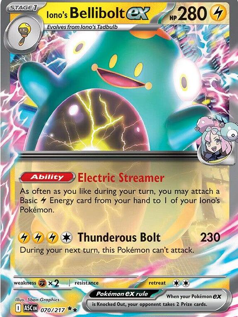 Iono's Bellibolt ex #070 1