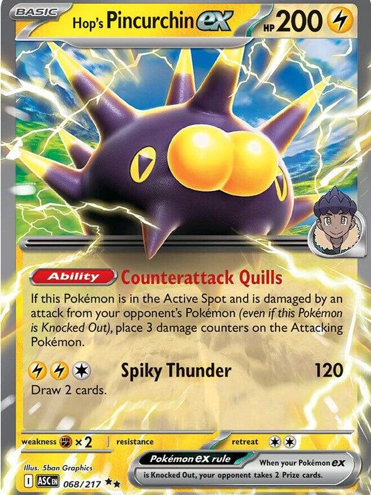 Hop's Pincurchin ex #068 1