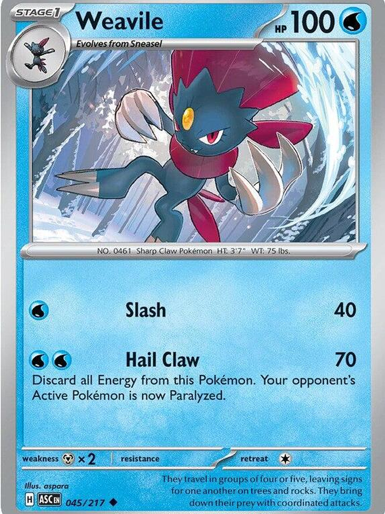 Weavile #045 1