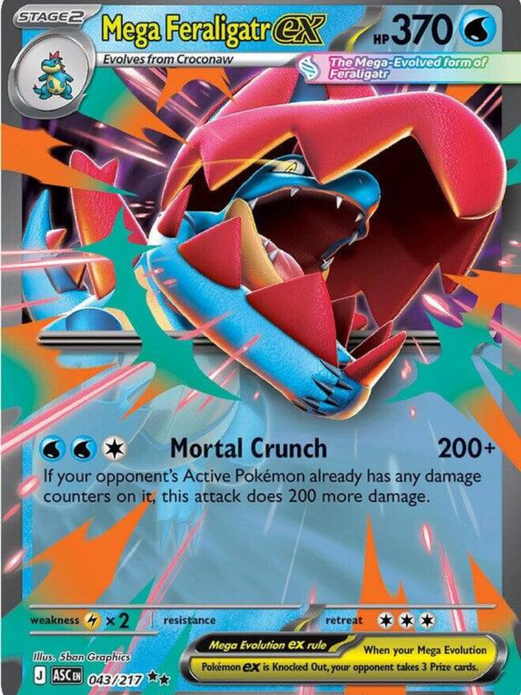 Mega Feraligatr ex #043 1