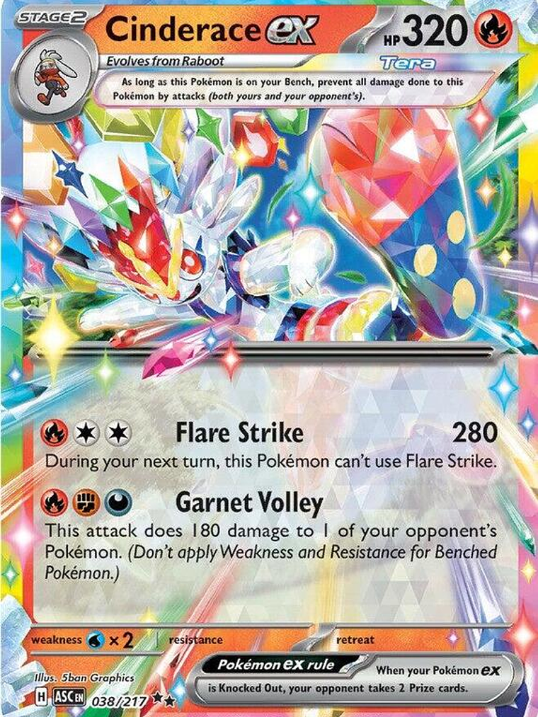 Cinderace ex #038 1