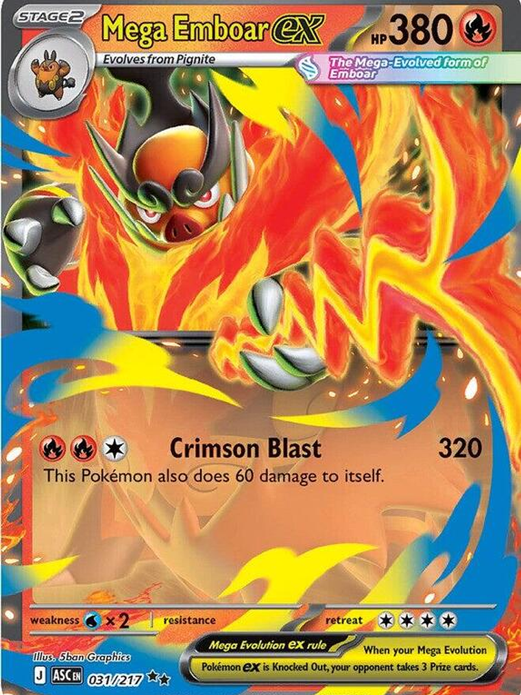 Mega Emboar ex #031 1