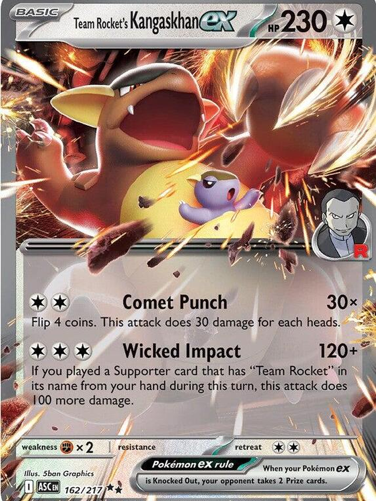 Team Rocket's Kangaskhan ex #162 1