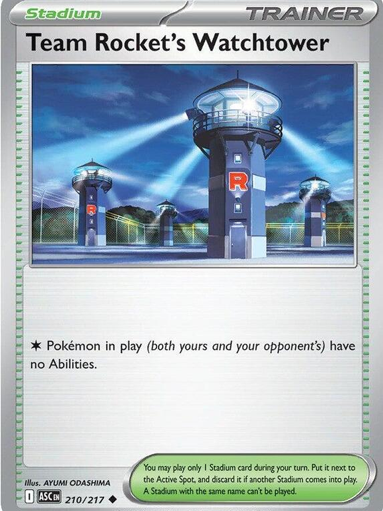 Team Rocket's Watchtower #210 1
