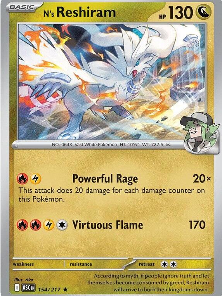 N's Reshiram #154 1