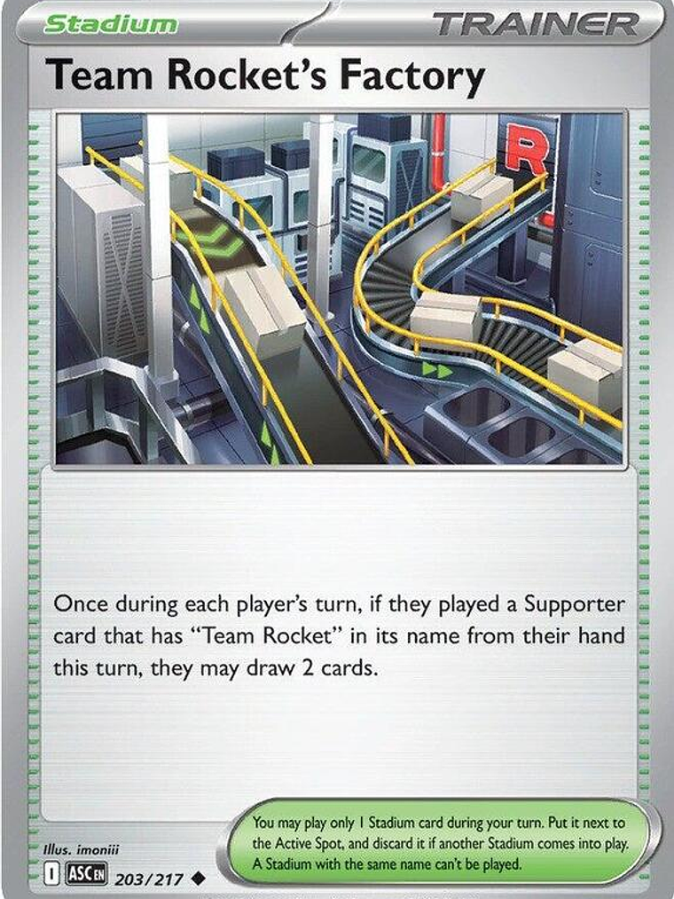 Team Rocket's Factory #203 1