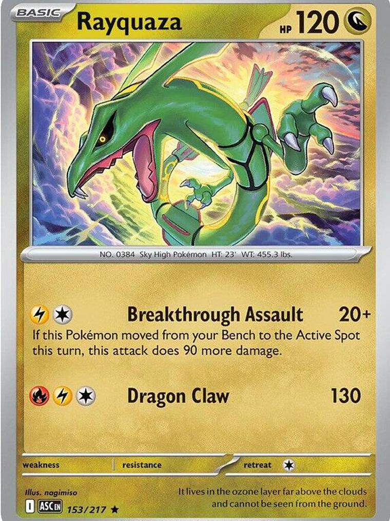 Rayquaza #153 1