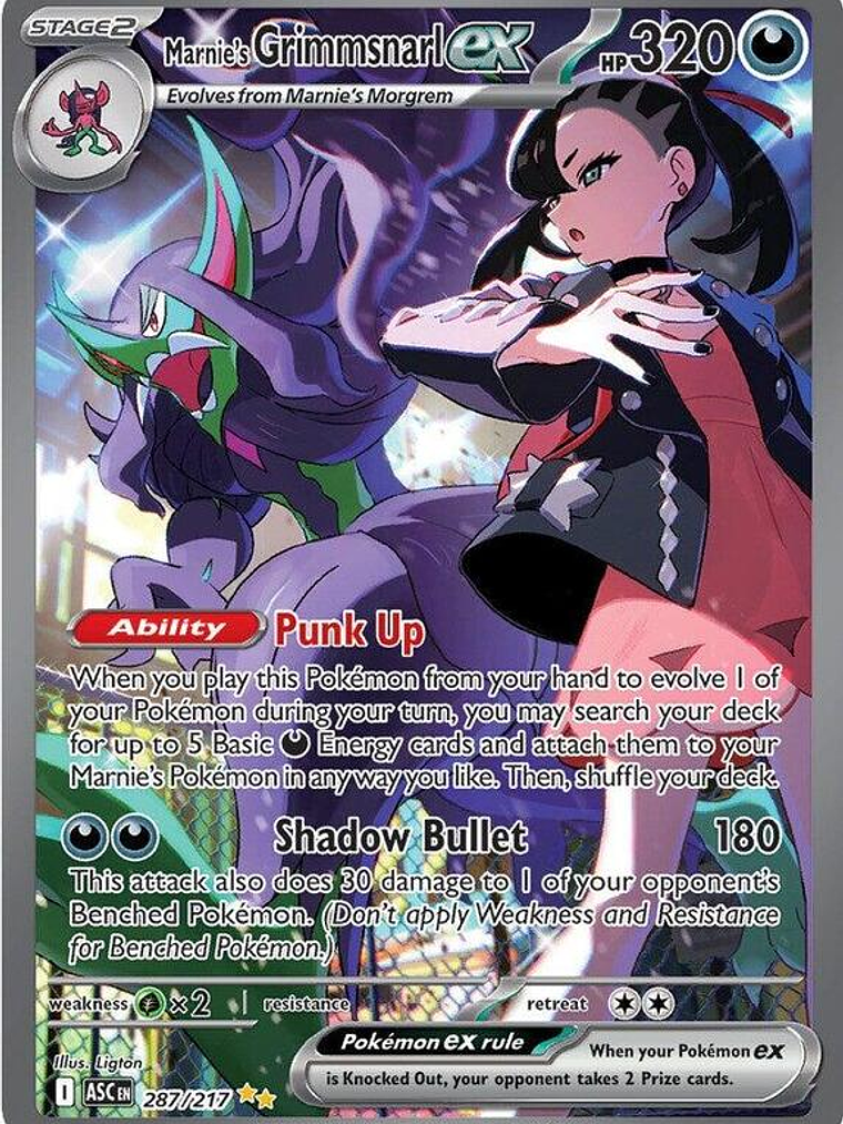 Marnie's Grimmsnarl ex #287 1