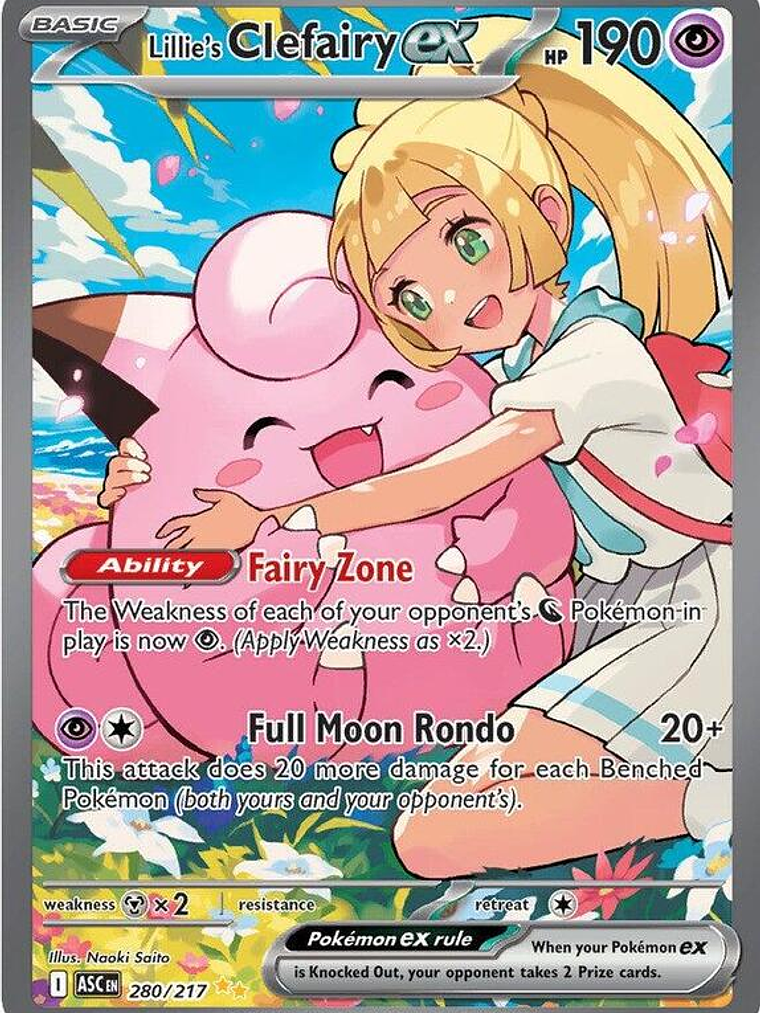 Lillie's Clefairy ex #280 1
