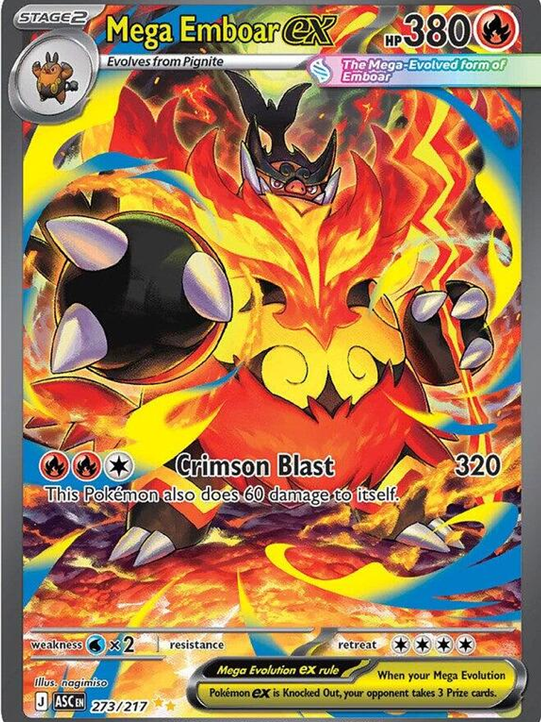 Mega Emboar ex #273 1