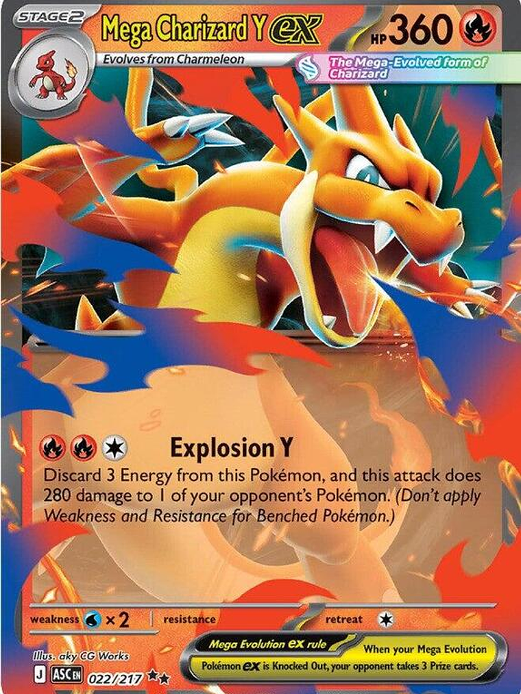 Mega Charizard Y ex #022 1