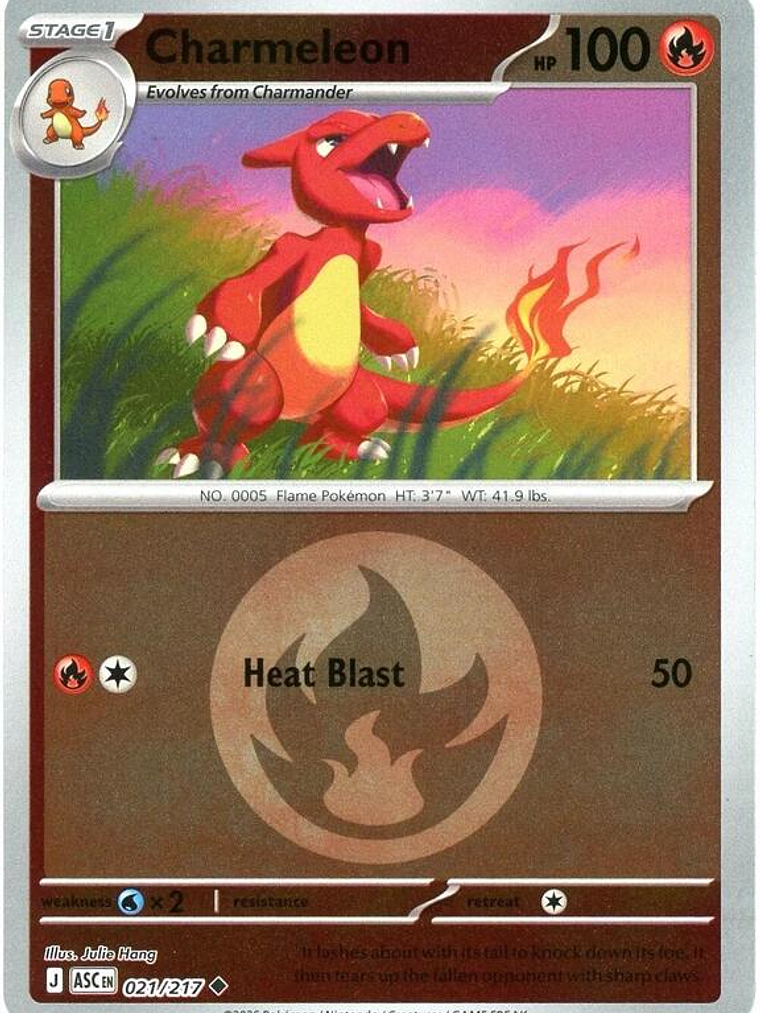 Charmeleon (Energy Symbol Pattern) #021 1