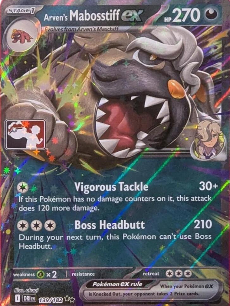 Arven's Mabosstiff ex (Serie 8) #139 1