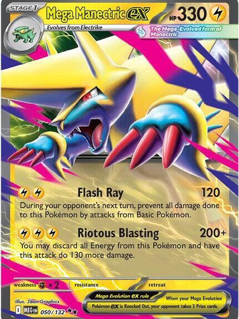 Mega Manectric ex (Serie 8) #050 1