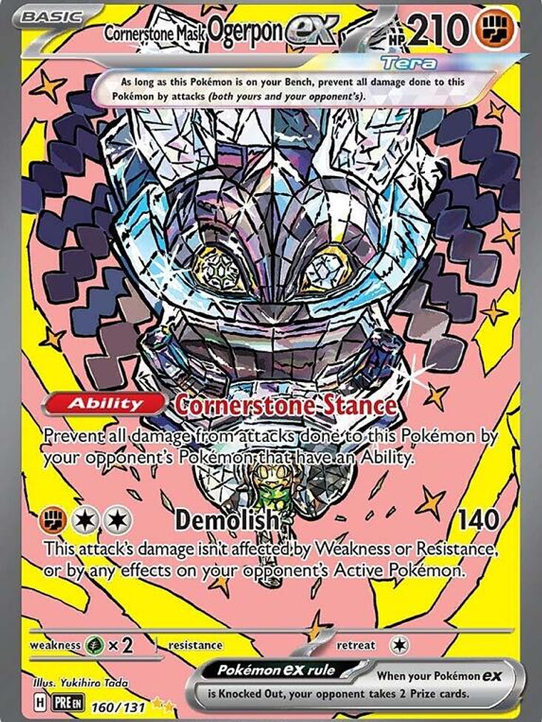 Cornerstone Mask Ogerpon ex - 160/131 #160 1