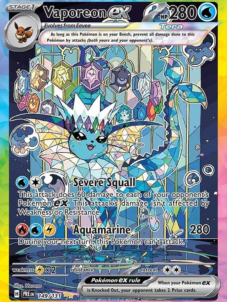 Vaporeon ex - 149/131 #149 1