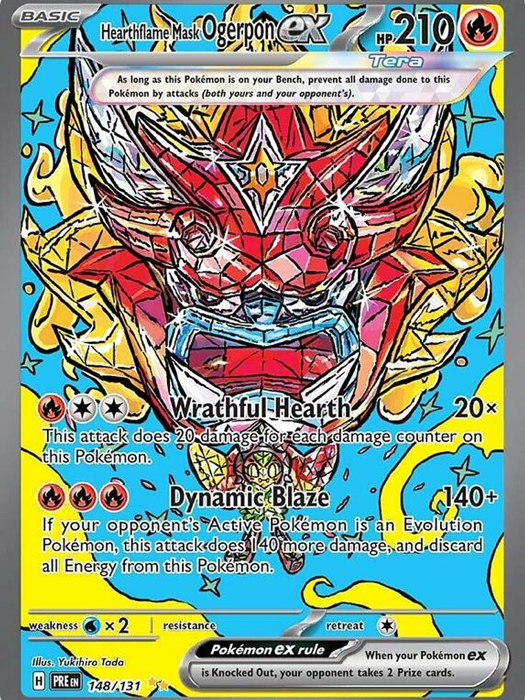 Hearthflame Mask Ogerpon ex - 148/131 #148 1