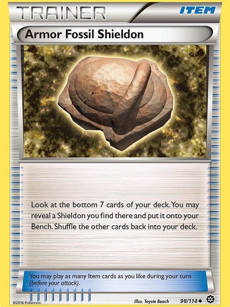Armor Fossil Shieldon #98 1