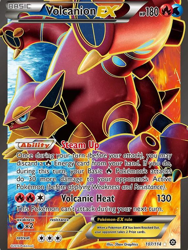 Volcanion EX #107 1