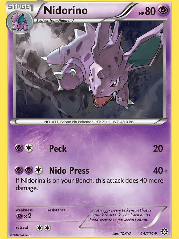 Nidorino #44 1