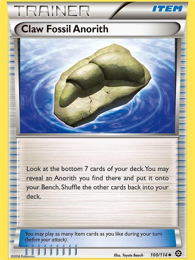 Claw Fossil Anorith #100 1