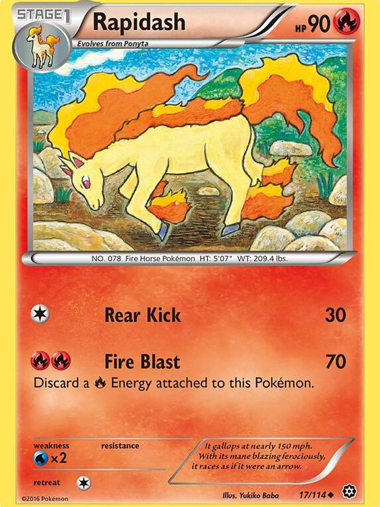 Rapidash #17 1