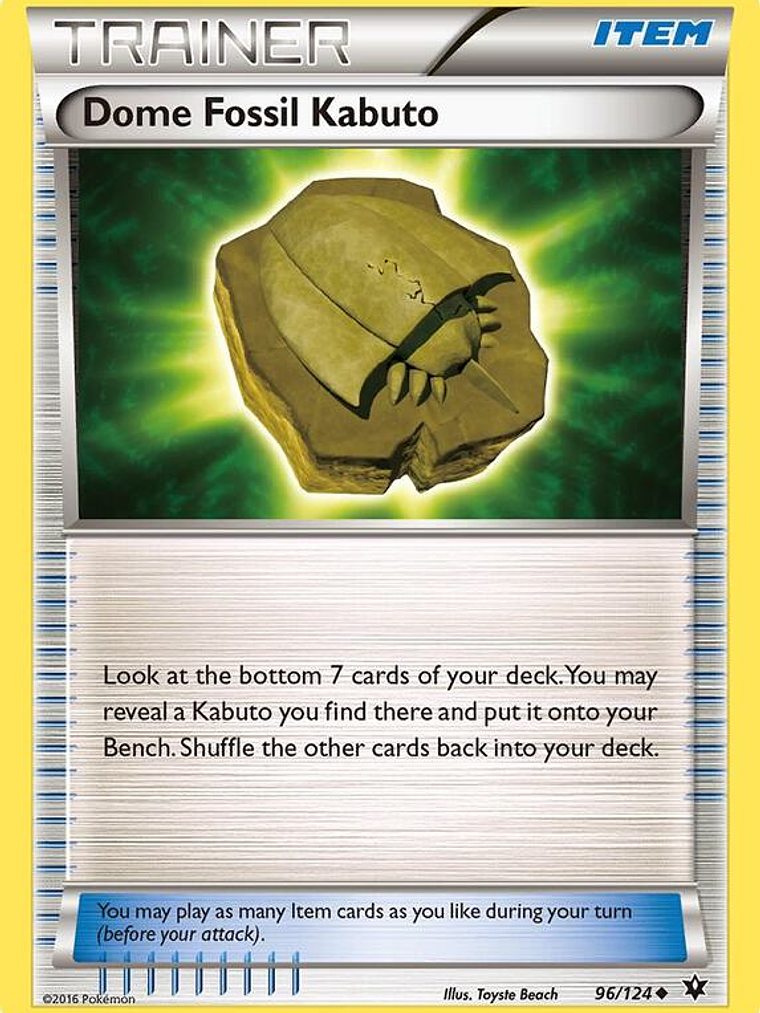 Dome Fossil Kabuto #96 1