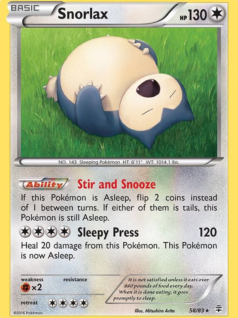 Snorlax #58 1