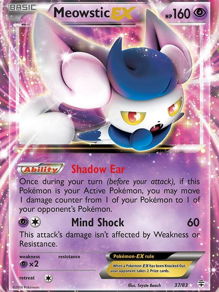 Meowstic EX #37 1