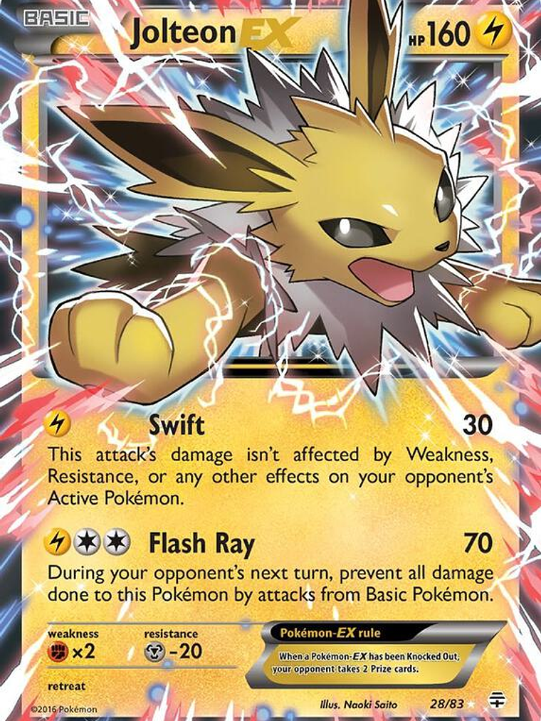 Jolteon EX #28 1