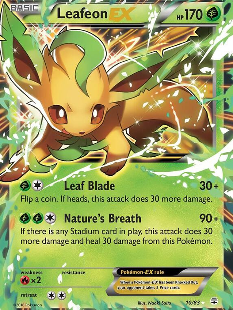 Leafeon EX #10 1