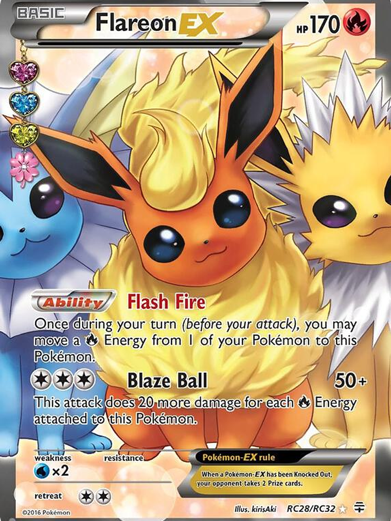 Flareon EX #RC28 1