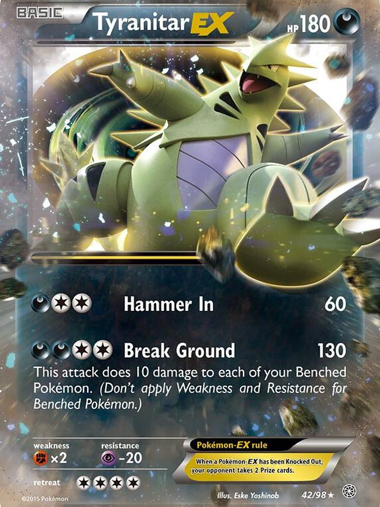 Tyranitar EX #42 1